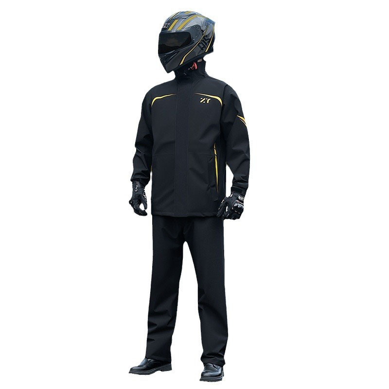Cycling Gear For Rain - Motorcycle Spilt Raincoat Pants Jacket Waterproof