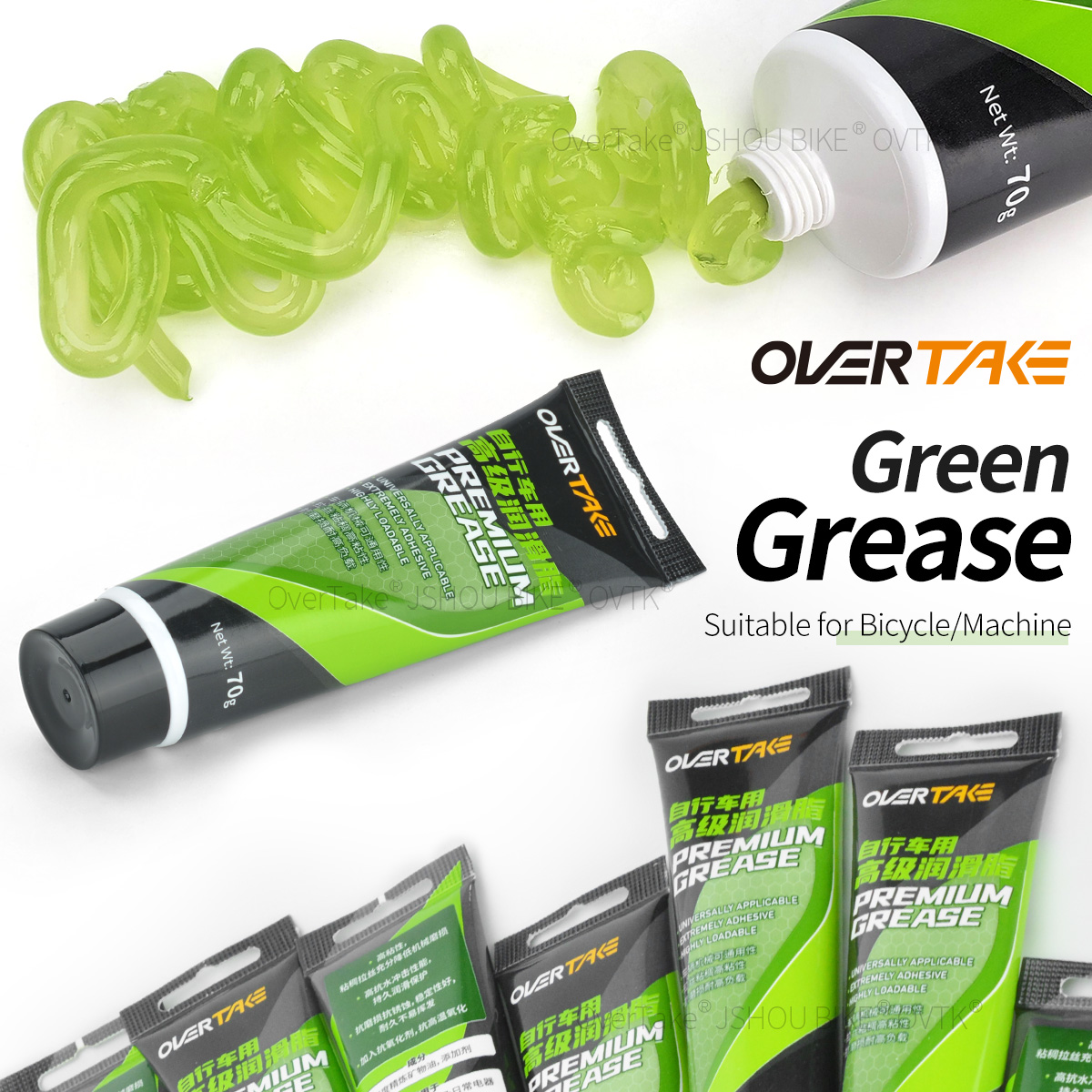 Xc Mtb Gear - JSHOUBIKE Bicycle Grease 70/140/350g Green Applesauce