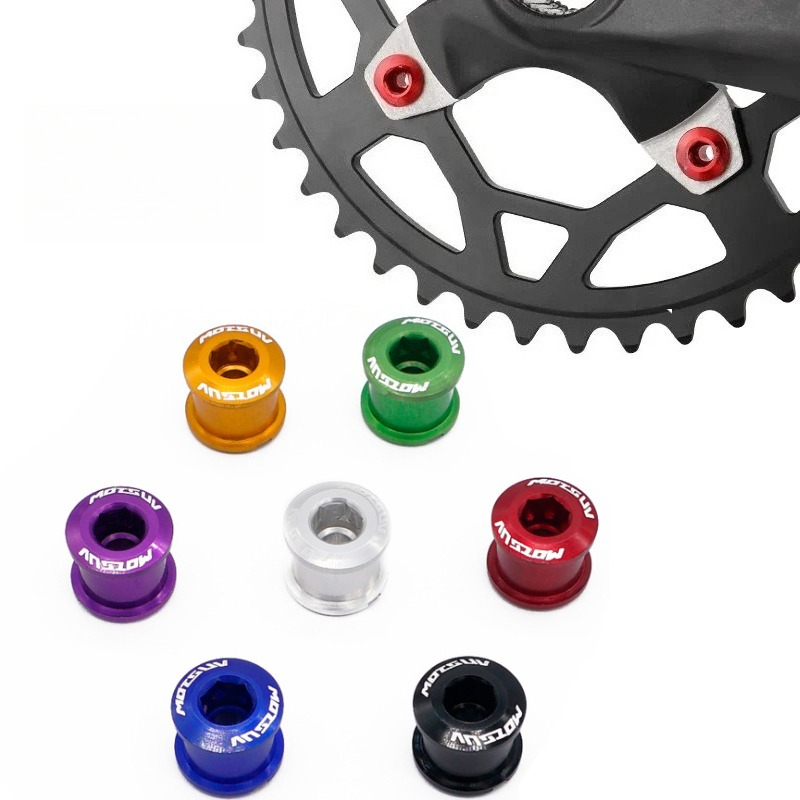 Cycling Gear Parts - Chainring Bolts Aluminum Single Double Chainring