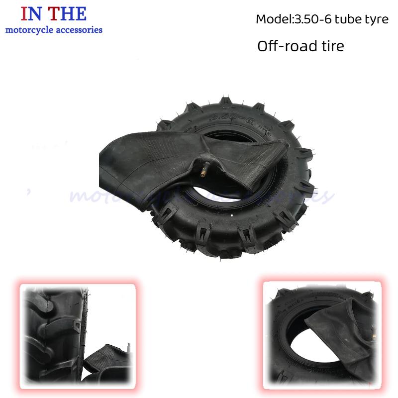 Road Bike Tire - Off road tire 3.50-6 inner tube