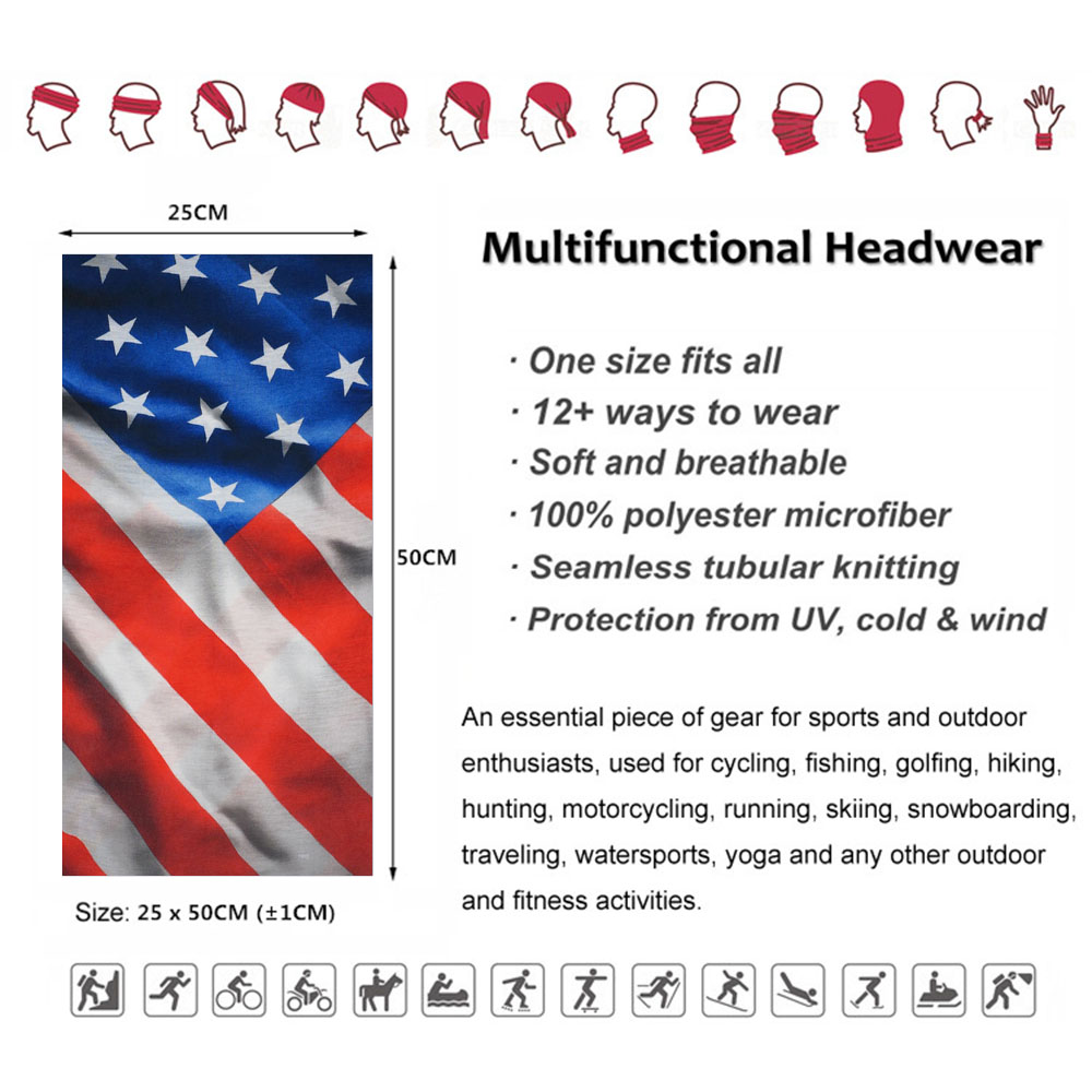 USA Flag Pattern Sun Protectiv - Cycling Protective Gear review and price