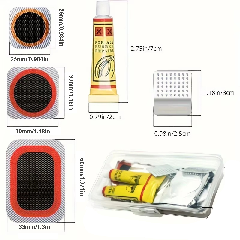 39pcs Bike Tire Repair Kit - B - Bicycle Repair Kit review and price