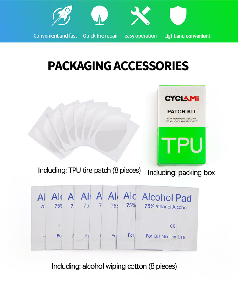New Tire Patch For TPU Tube CY - Bicycle Repair Kit review and price