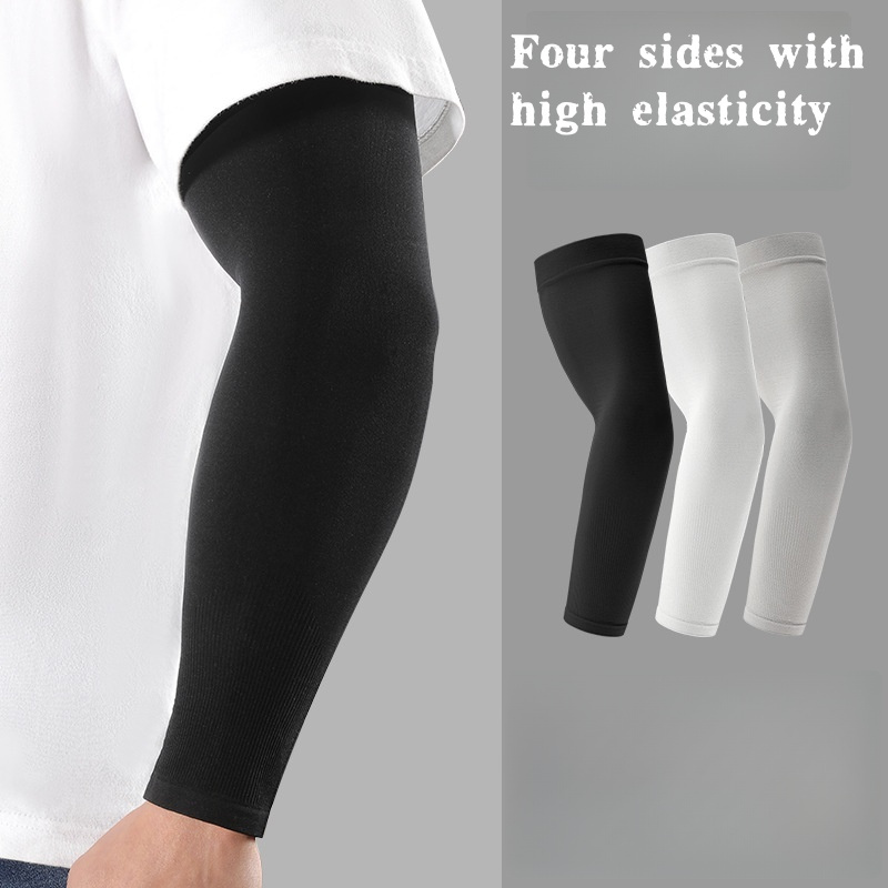 2pcs Ice Silk Arm Sleeves, Bre - Cycling Protective Gear review and price