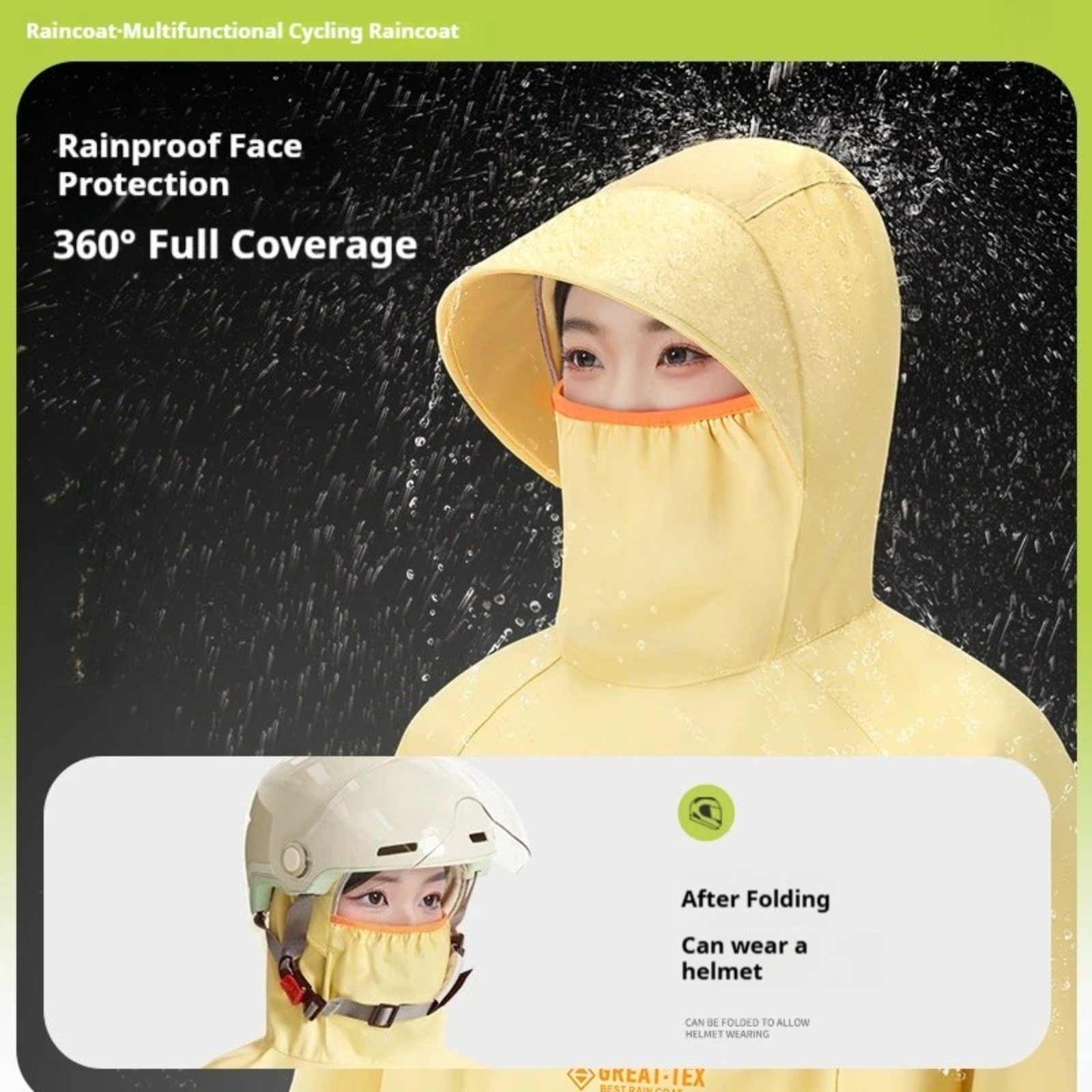 Waterproof Rain Poncho Cycling - Cycling Gear For Rain review and price