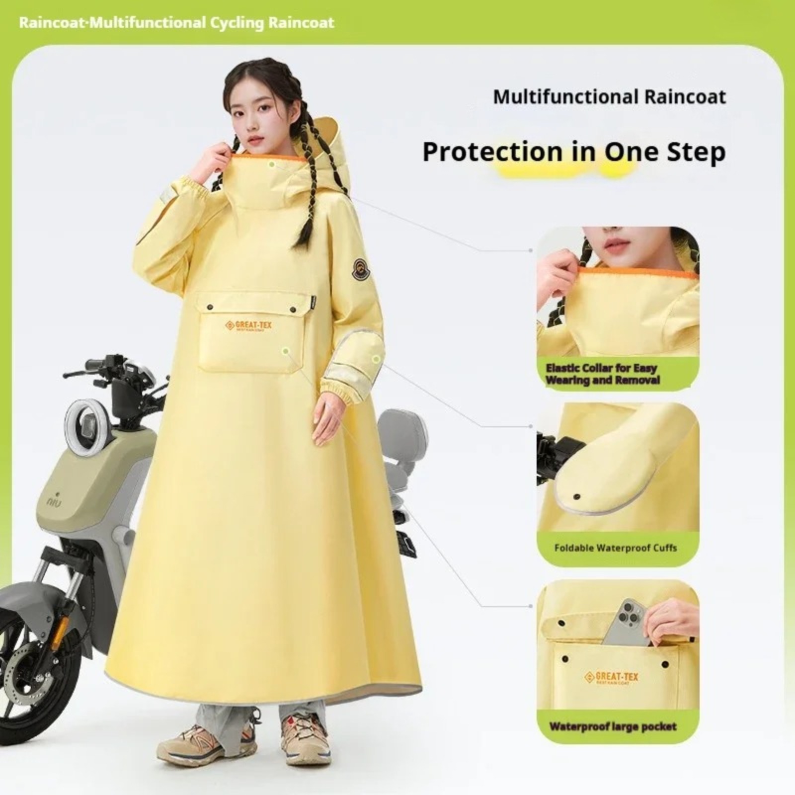 Waterproof Rain Poncho Cycling - Cycling Gear For Rain review and price