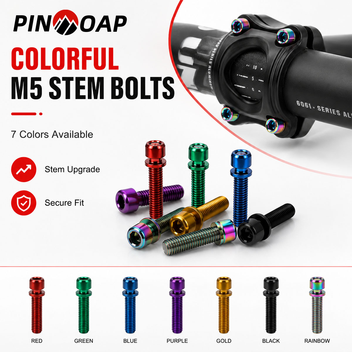 PINMOAP 6PCS Bicycle Handlebar - Bicycle Repair Kit review and price