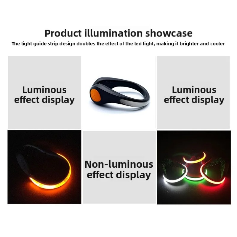 New Luminous Shoe Clip Light L - Cycling Gear And Equipment review and price