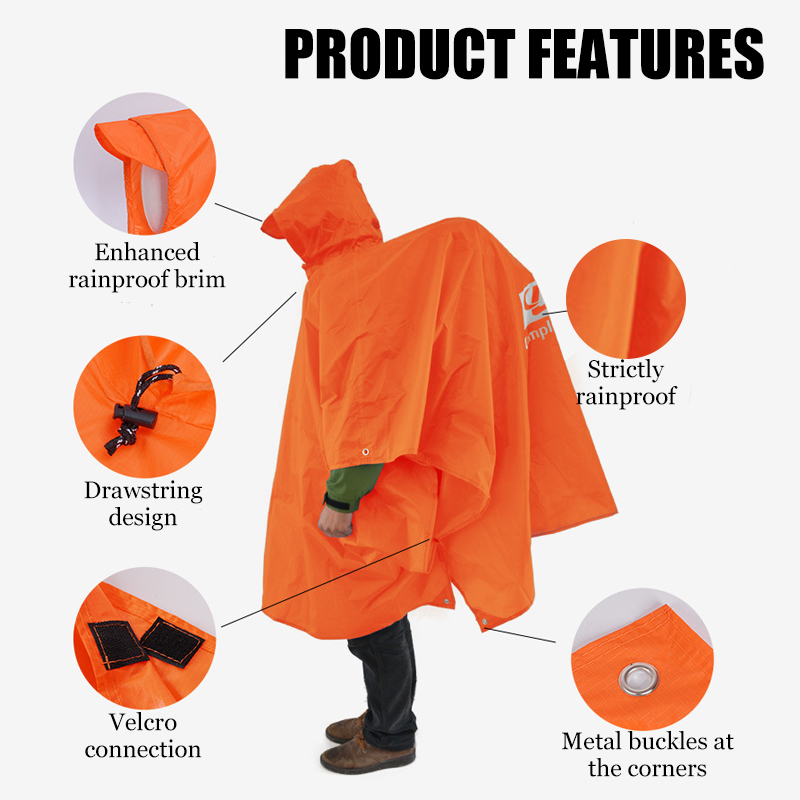 3-in-1 Lightweight Rain Poncho - Cycling Gear For Rain review and price
