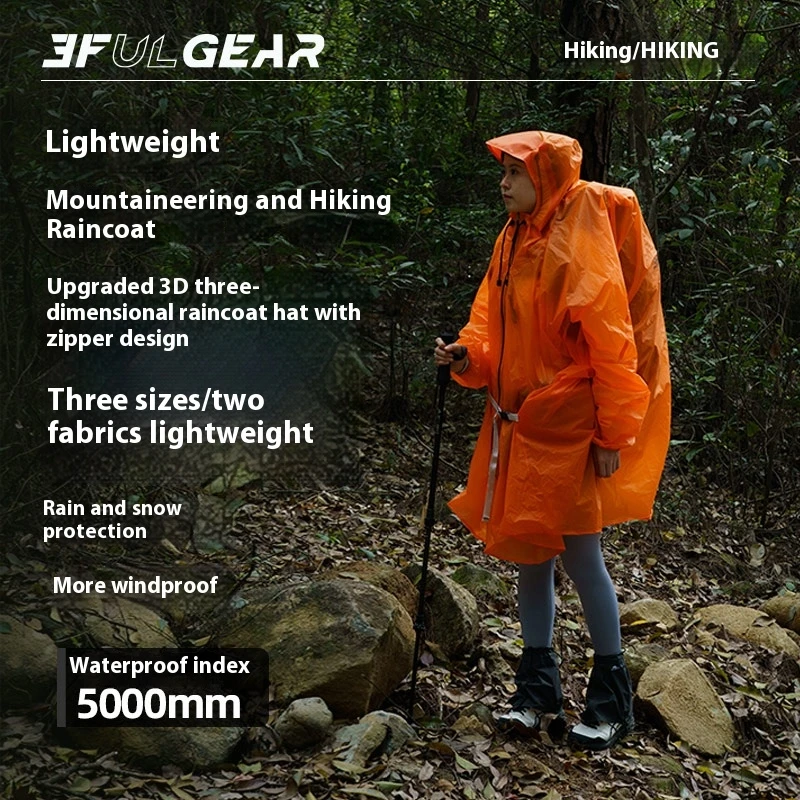 3F UL GEAR Zipper Raincoat 15D - Cycling Gear For Rain review and price