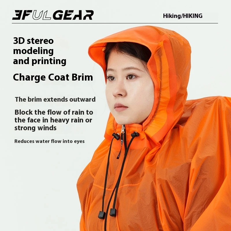 3F UL GEAR Zipper Raincoat 15D - Cycling Gear For Rain review and price