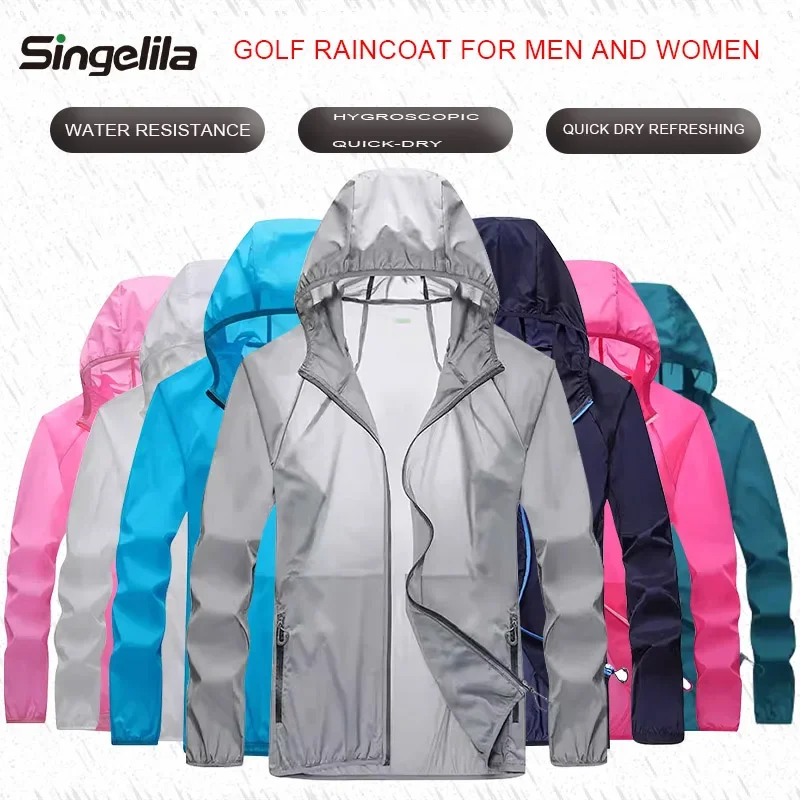 Golf Raincoat Lightweight Jack - Cycling Gear For Rain review and price