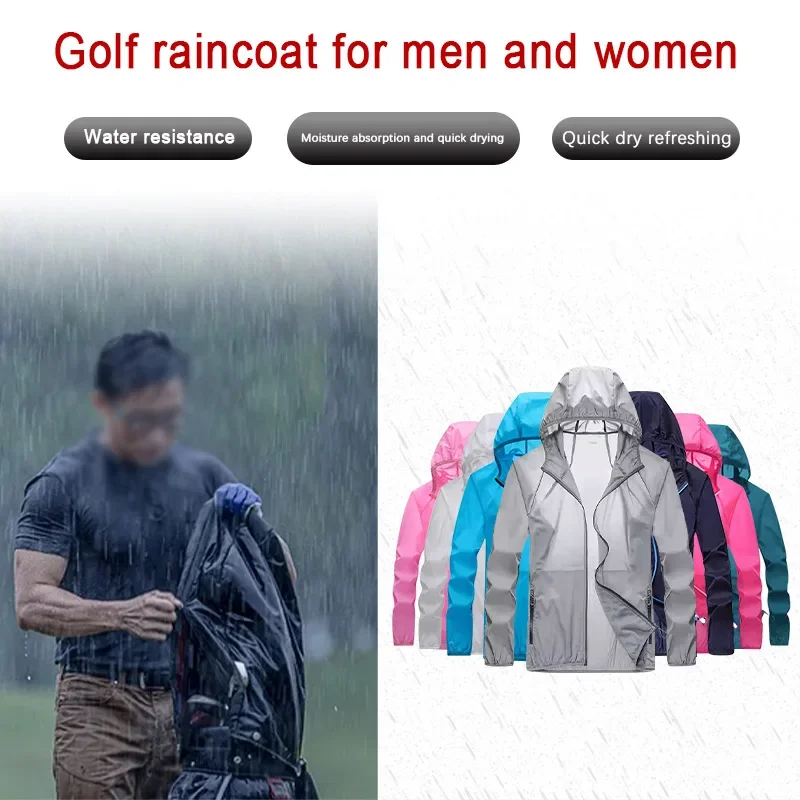 Golf Raincoat Lightweight Jack - Cycling Gear For Rain review and price
