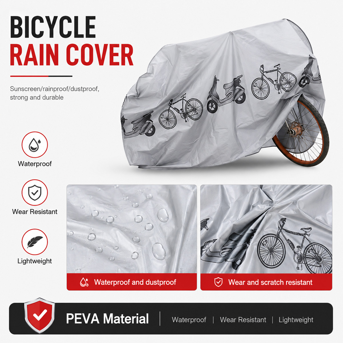 PINMOAP Universal Bicycle Rain - Cycling Gear For Rain review and price