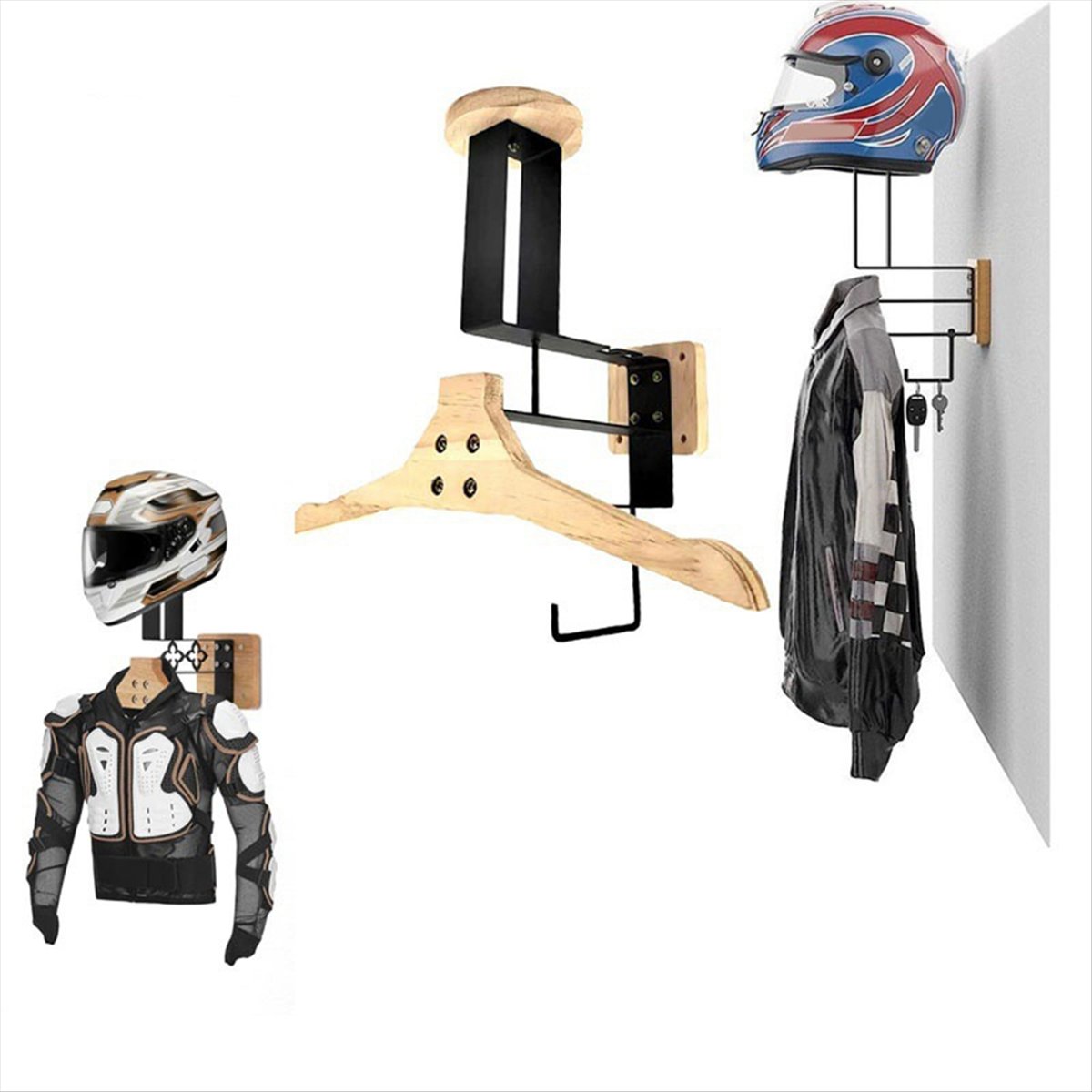New arrival  Motorcycle Wooden - Cycling Gear Wall Storage review and price