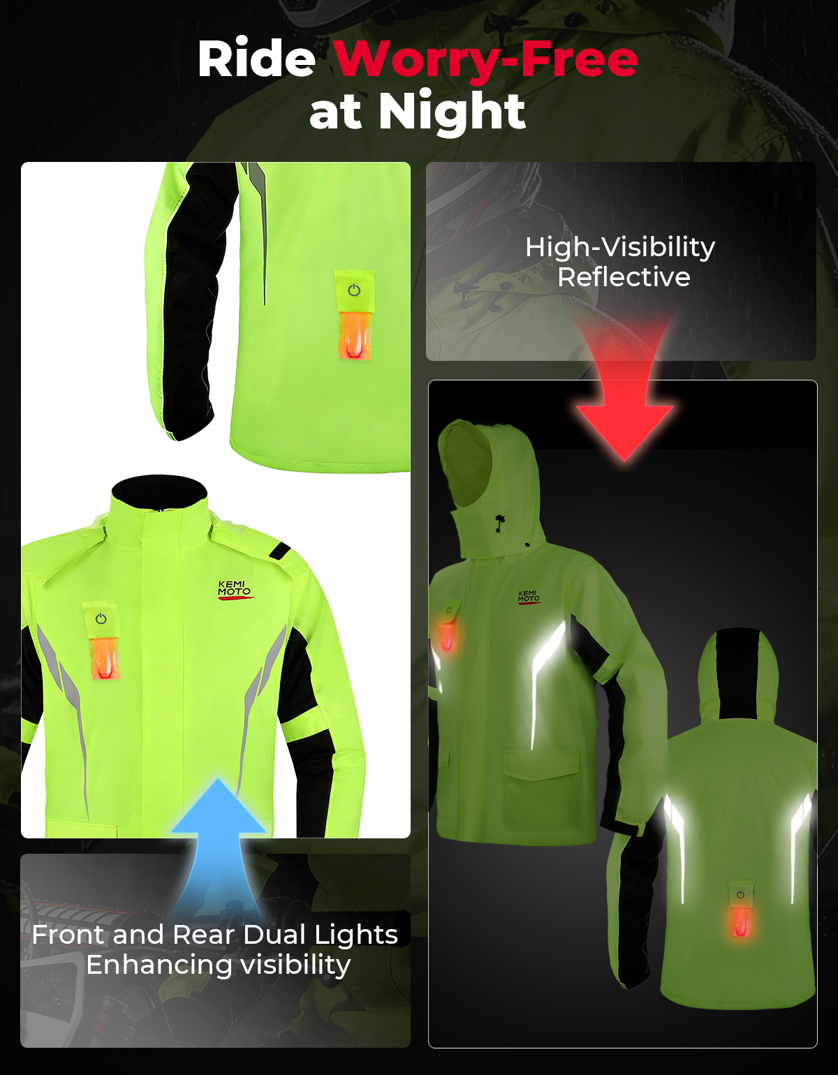KEMIMOTO Unisex Waterproof Rai - Cycling Gear For Rain review and price