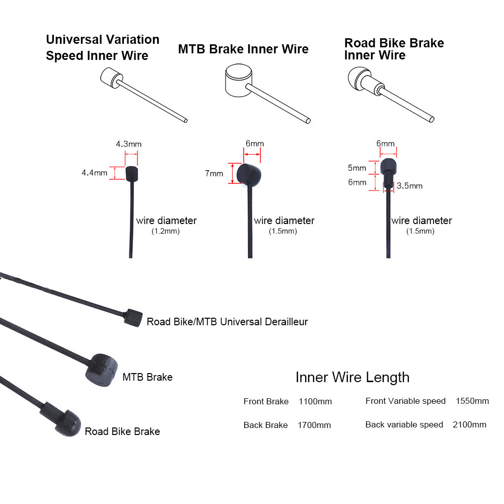 10Pcs/set Road Bike MTB Bike F - Cycling Gear Parts review and price