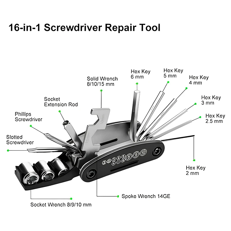 Portable Bicycle Repair Tools  - Bicycle Repair Kit review and price