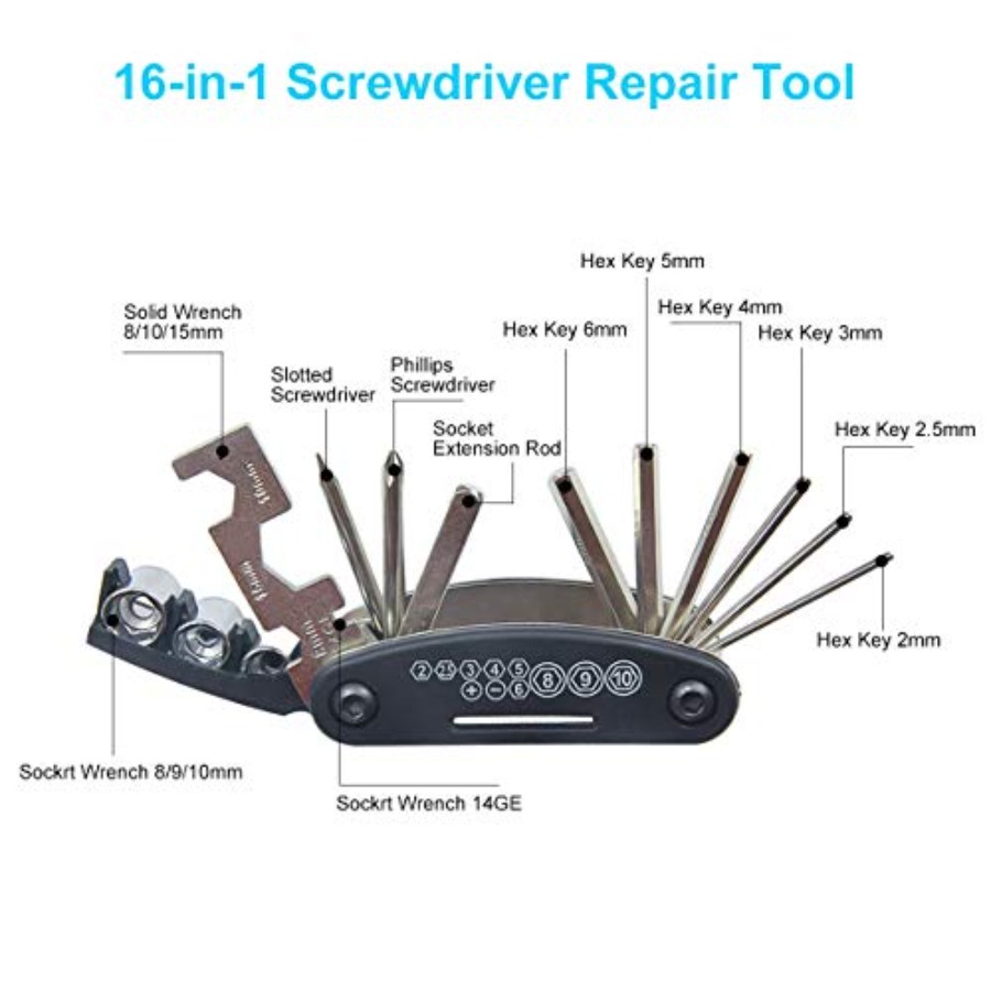 Bike Repair Kit Contains 16-in - Bicycle Repair Kit review and price