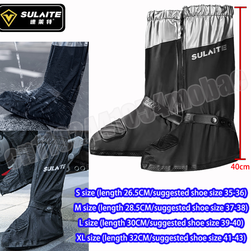 SULAITE Motorcycle Rain Boots  - Cycling Gear For Rain review and price