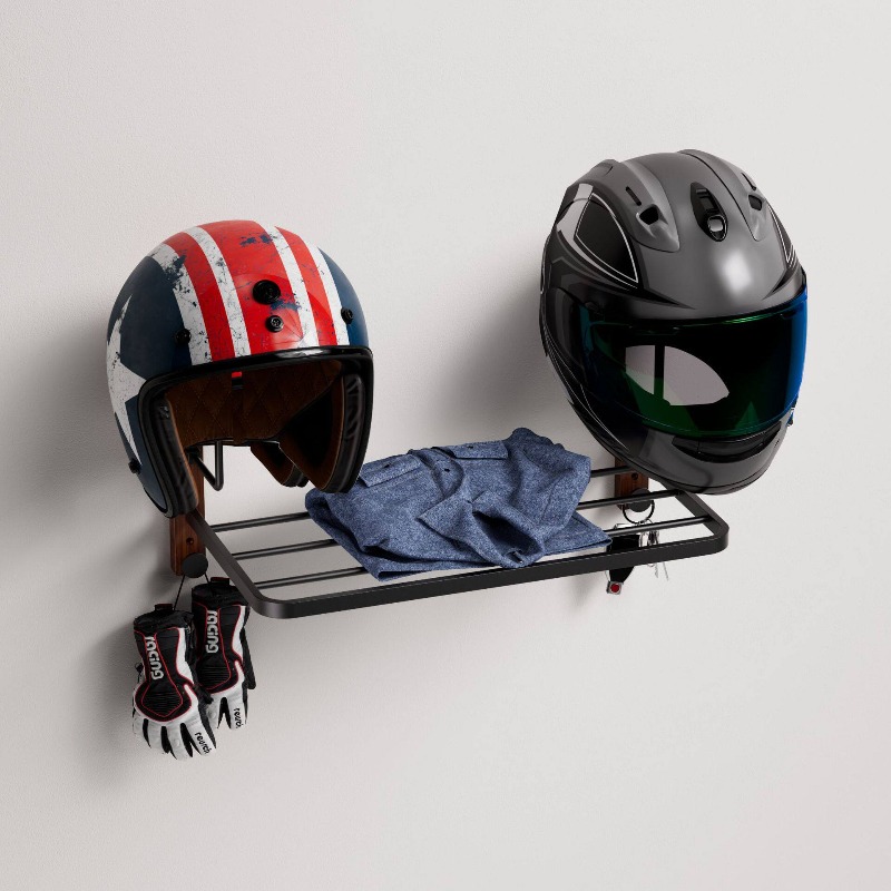 Multifunctional Wall Mount Hel - Cycling Gear Wall Storage review and price